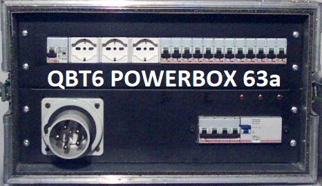 QBT6 POWERBOX 63a 12x16a 220v RETRO